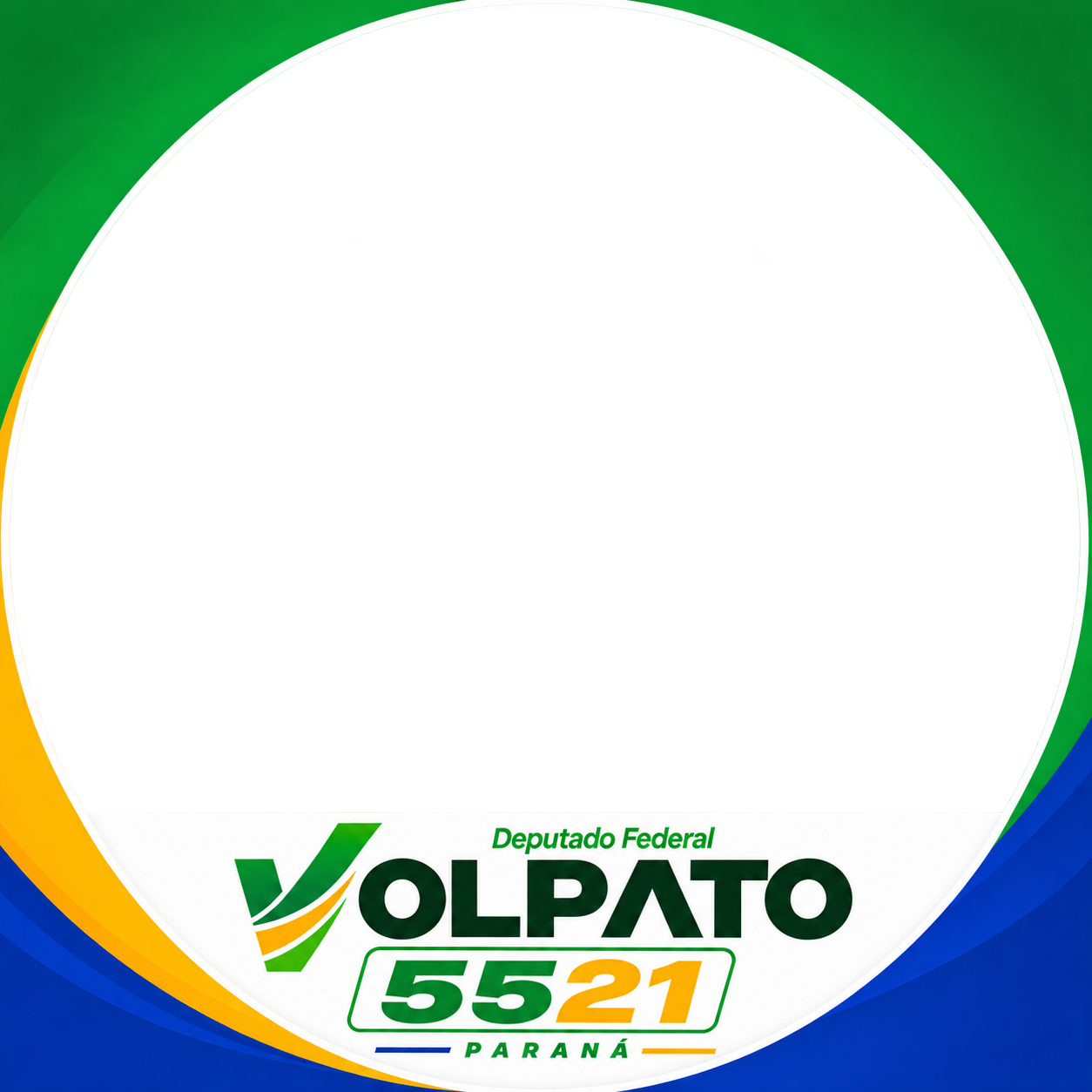 Moldura oficial de apoiador do Volpato 5521