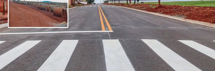 Estrada Jaguaruna pavimentada